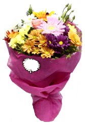 1 demet karışık görsel buket  Kocaeli online çiçekçi , çiçek siparişi 