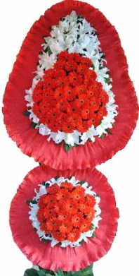  Kocaeli çiçek servisi , çiçekçi adresleri  Çift katlı kaliteli düğün açılış sepeti